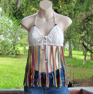 Rainbow Halter Top $25.00 Clearance
