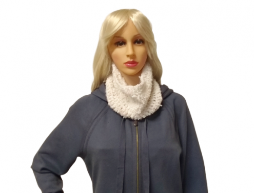 Bumpy Cream Cowl   $14.00