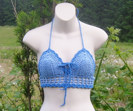 Blue Halter Top $23.00 Clearance