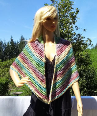 Floral Colored Shawl   $45.00