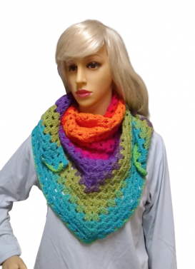 Rainbow Shawl  $40.00