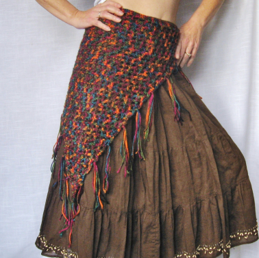 Jeweltones Hip Scarf/Bikini Coverup