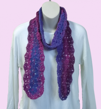 Purple Berry Skinny Scarf   $18.00
