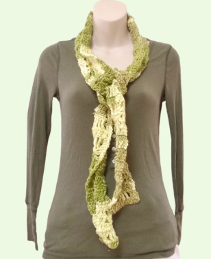 Green Skinny Scarf   $20.00
