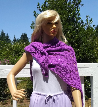 Purple Butterfly Shawl   $45.00