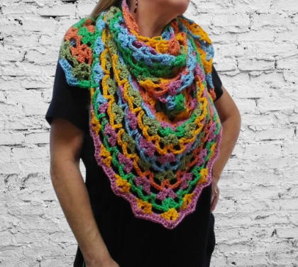Tropical Colors Shawl   $45.00