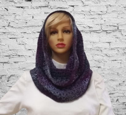 Blue/Violet Rounded Front Hood/Cowl   $30.00