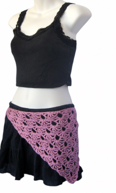 Mauve Skirt Scarf