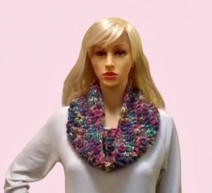 Soft Chunky Variegated Cowl   $20.00