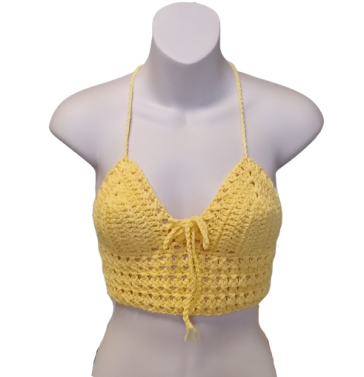 Yellow Halter Top $27.00 Clearance