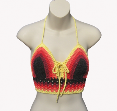 Flame Colored Halter Top $27.00 Clearance