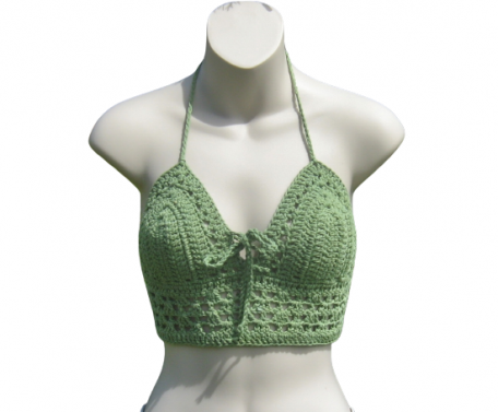 Sage Green Halter Top   $30.00 Available to Order