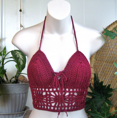 Wine Halter Top   $34.00 Available to Order