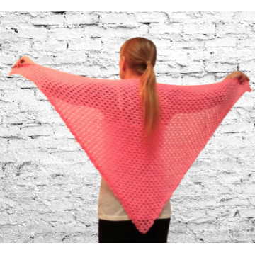 Coral Shawl   $40.00