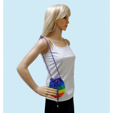 Crossbody Rainbow Bag $15.00