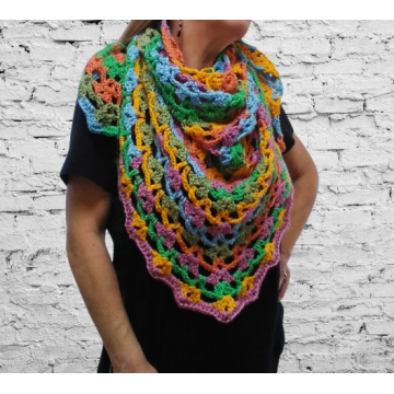 Tropical Colors Shawl   $45.00
