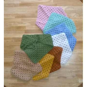 Solid Cotton Bandanas   $14.00