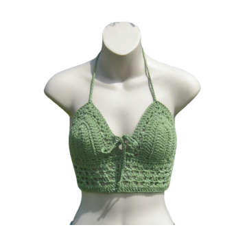 Sage Green Halter Top   $30.00 Available to Order